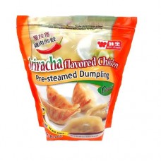 Wc Sriracha Pre-steamed Chicken Dumplings 23.4oz